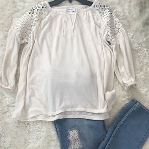 Old Navy Cream Colored Blouse